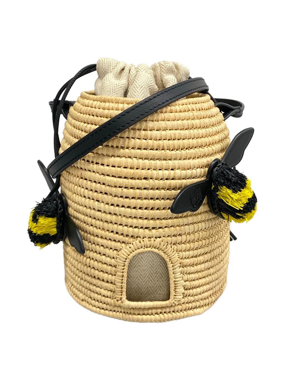 Loewe Beehive Basket Bag Natural #290672L15B